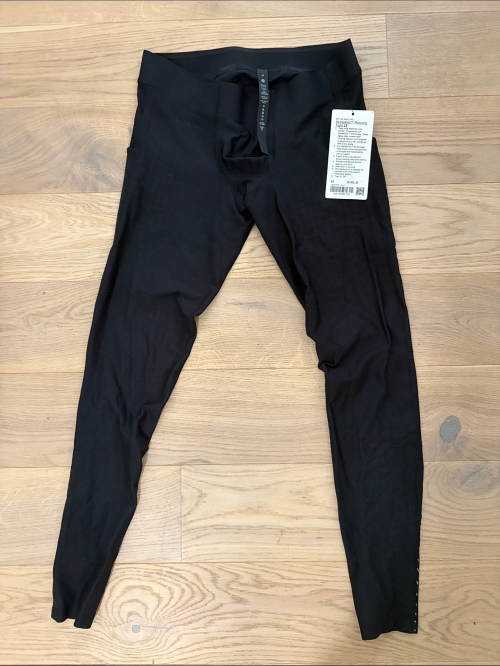 lululemon athletica Black Men's SenseKnit Running Tight 28”